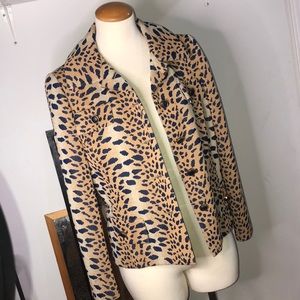 Vintage Leopard Print Coat